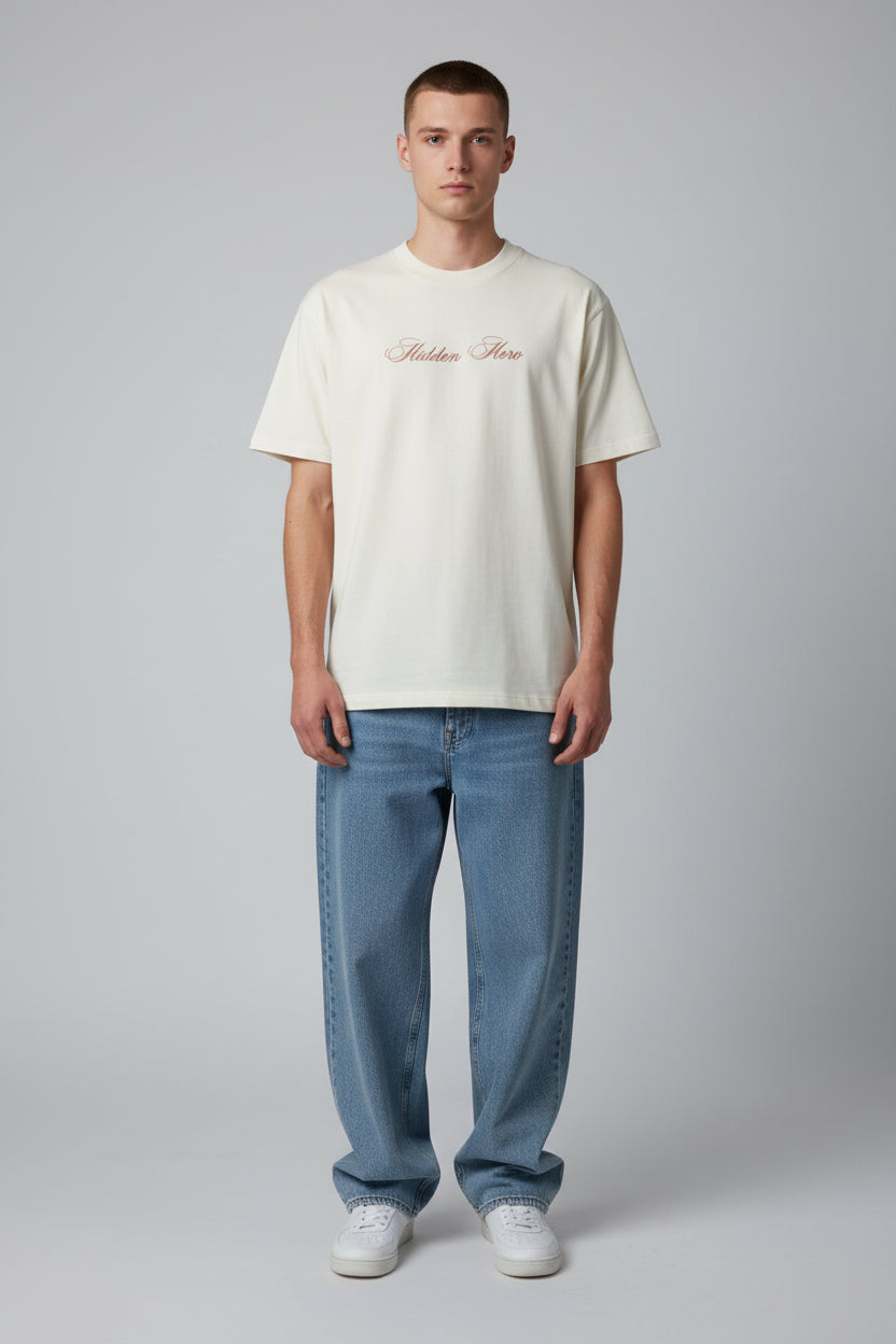 Hidden Hero Eagle Graphic T-shirt - Off White