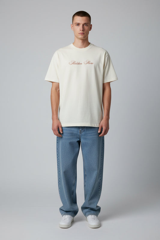 Hidden Hero Eagle Graphic T-shirt - Off White