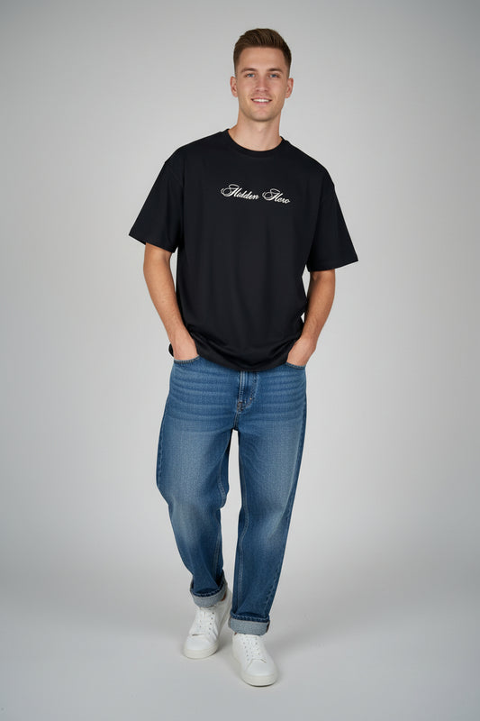 Hidden Hero Eagle Graphic T-shirt - Black