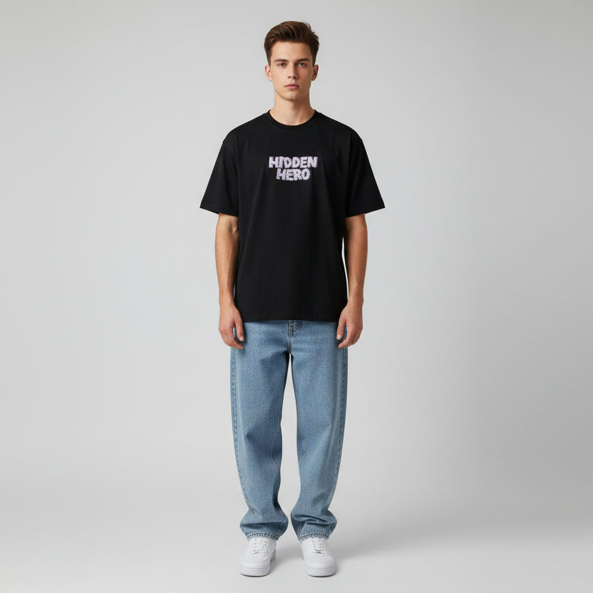 Hidden Hero Voyager Graphic T-shirt - Black