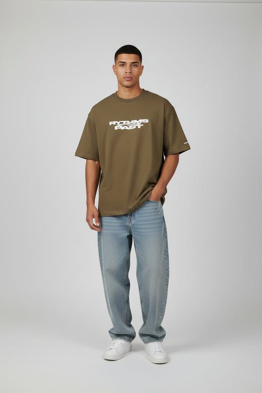 Hidden Hero Rhythms Past Graphic T-Shirt – Khaki