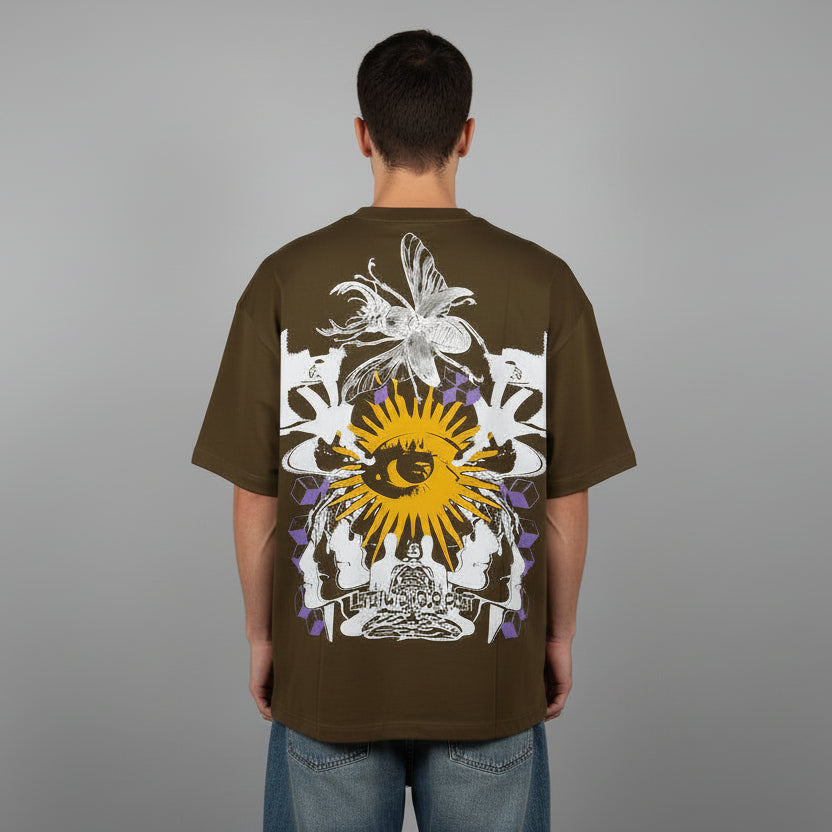 Hidden Hero Rhythms Past Graphic T-Shirt – Khaki