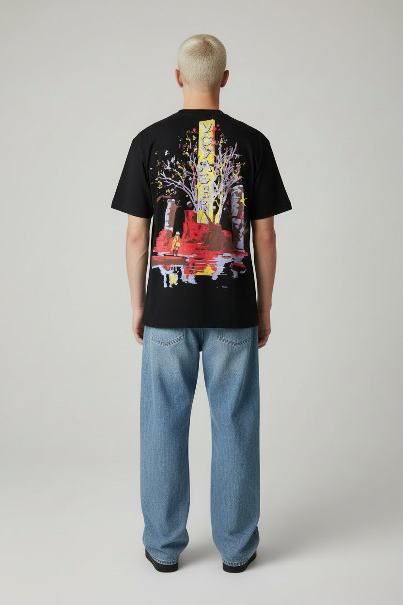 Hidden Hero Voyager Graphic T-shirt - Black