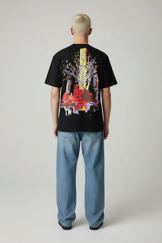 Hidden Hero Voyager Graphic T-shirt - Black